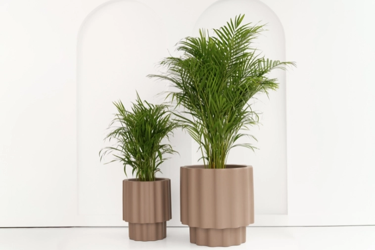 Donice tarasowe Ribbo beżowe mokka